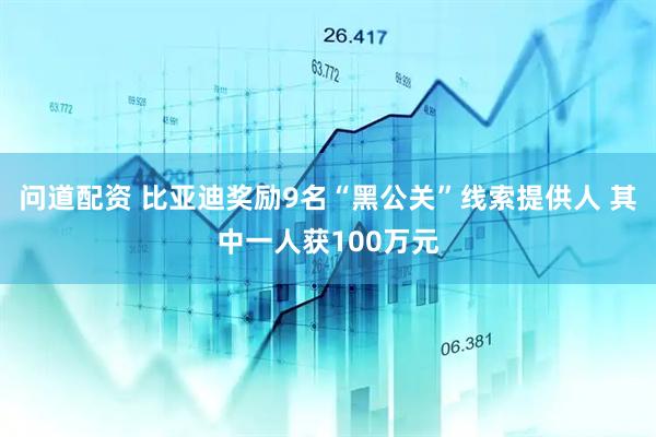 问道配资 比亚迪奖励9名“黑公关”线索提供人 其中一人获100万元